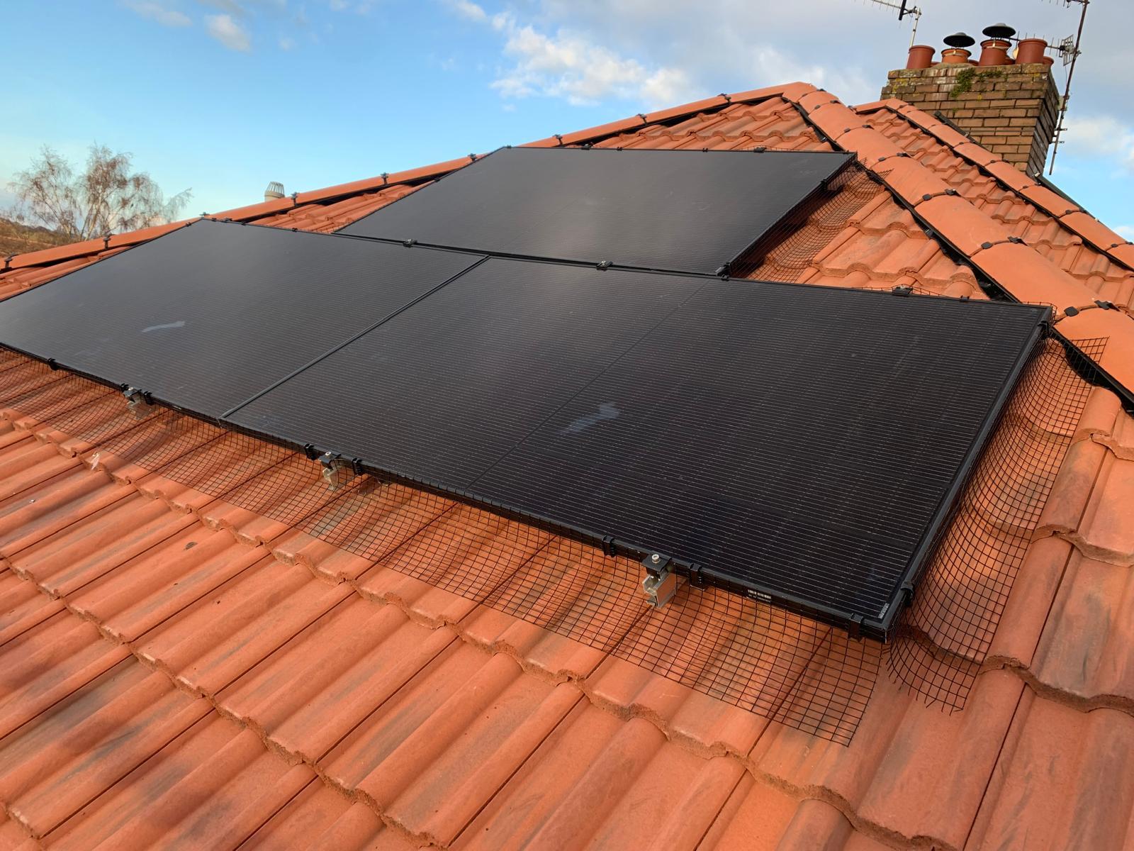 Solar Installation around Veloux Window
